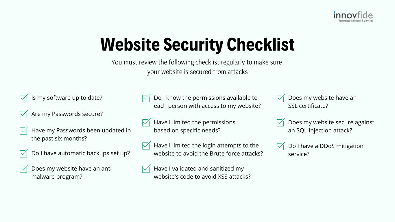 How to protect website from being hacked