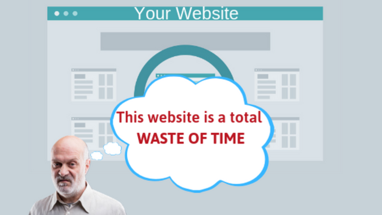 website driving away customers