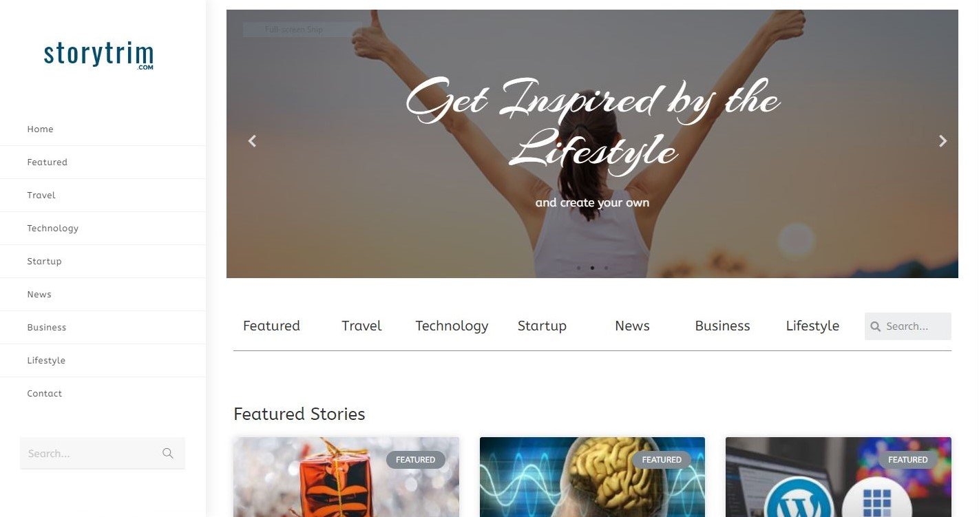 storytrim content curation website